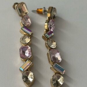5/$20 A New Day pastel rhinestone drop earrings